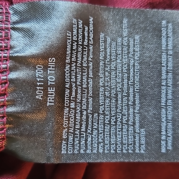 Volcom maroon crop top - Picture 5 of 6